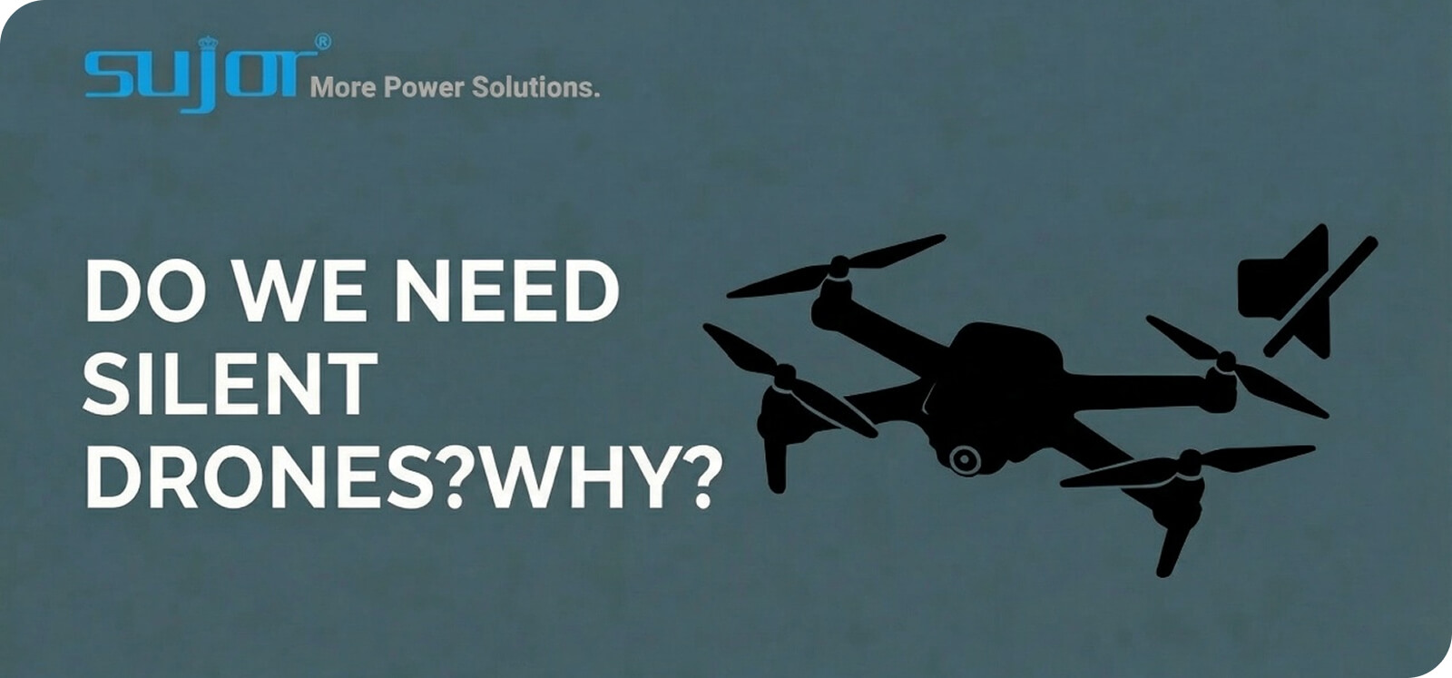 Do we need silent drones? Why?