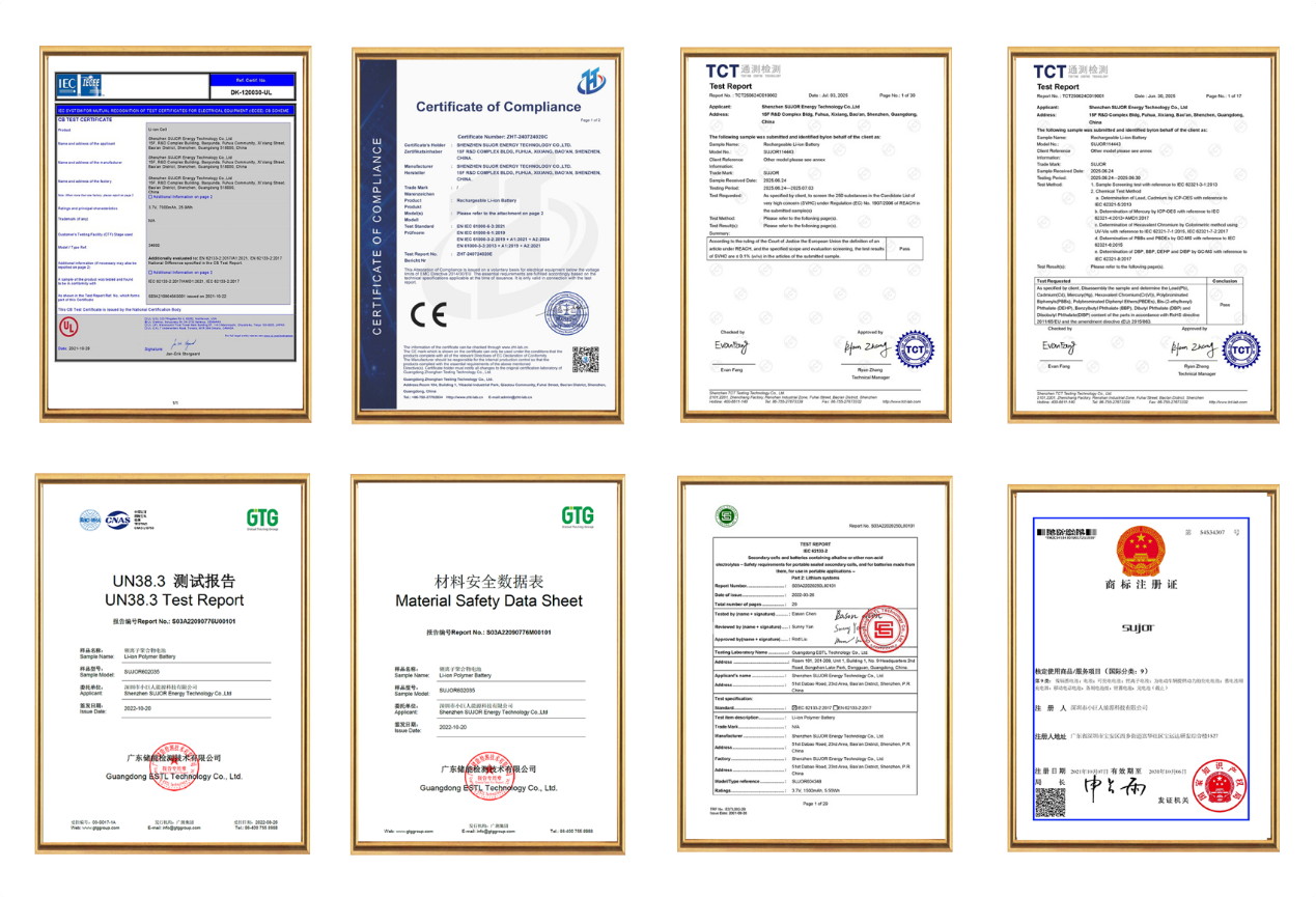 SUJOR 6s1p 22.2V 16000mAh 40C High Rate UAV Drone Battery 