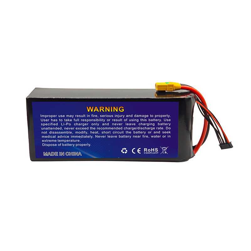 SUJOR 22.2V 6s1p 18000mAh 25C UAV Lithium Battery