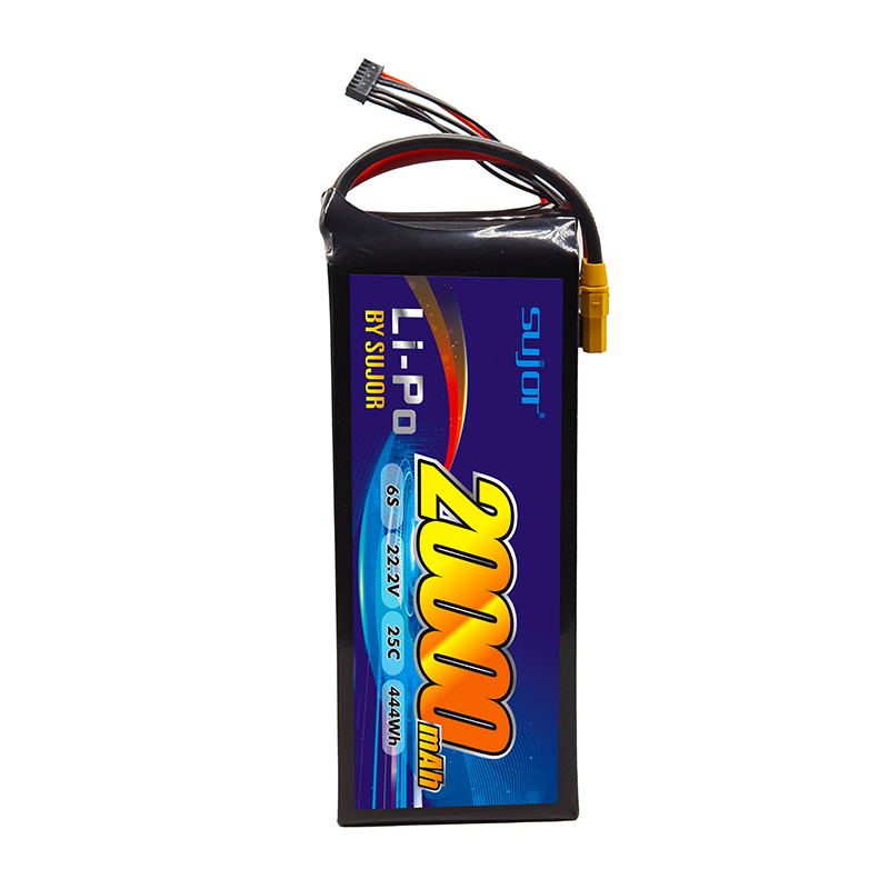 SUJOR UAV Drone Battery 6s1p 22.2V 20000mAh 25C