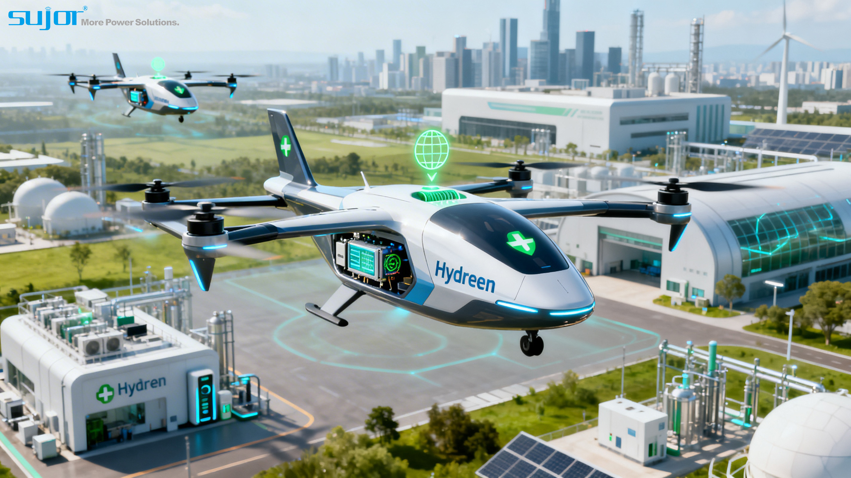 What Are Hydrogen-Powered UAV Drones and eVTOLs?How do they work?